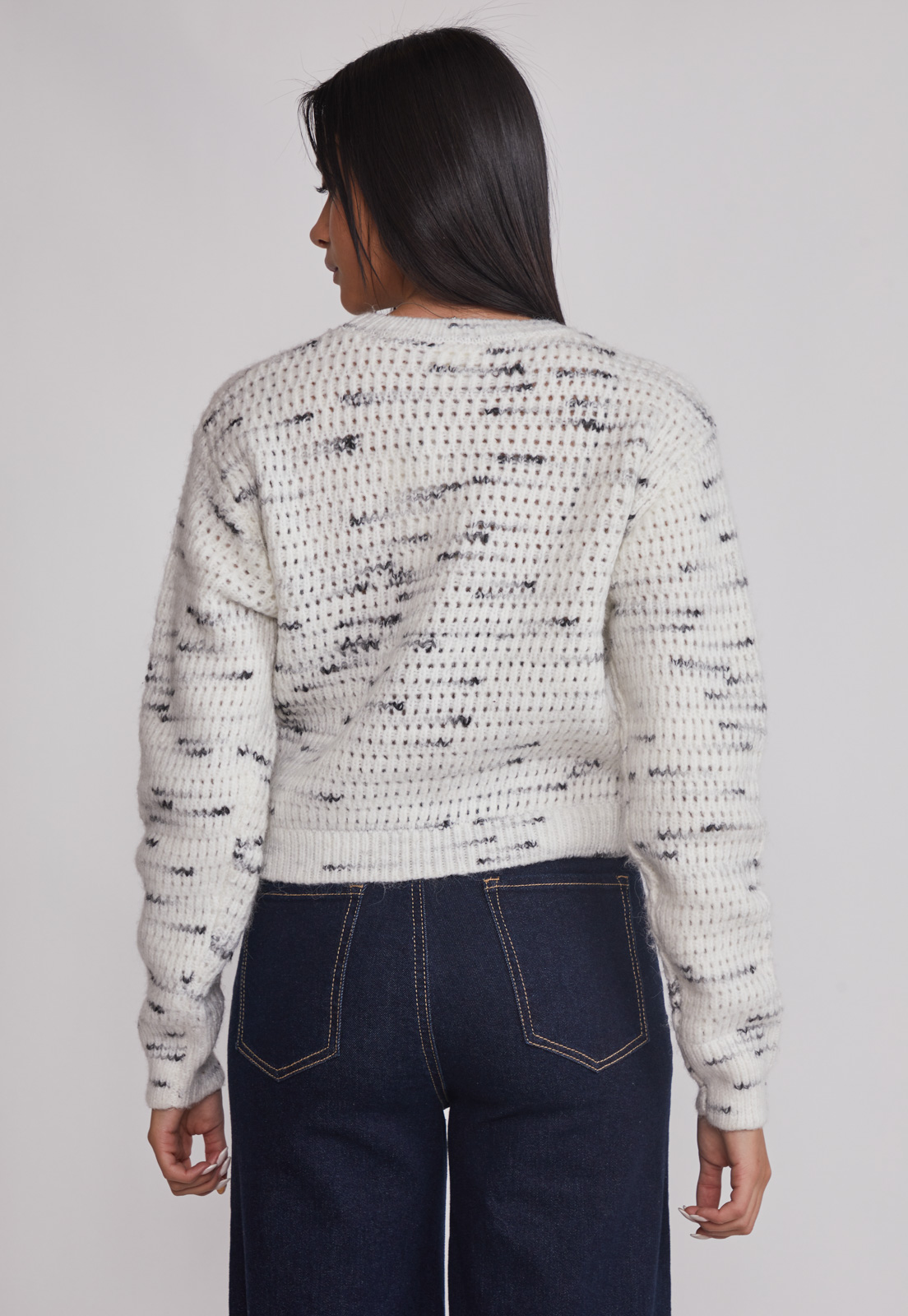 Sweater Mujer Jaspeado Crudo Sioux 3