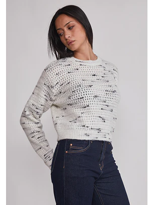 Sweater Mujer Jaspeado Crudo Sioux
