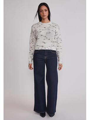 Sweater Mujer Jaspeado Crudo Sioux