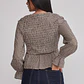 Blusa Mujer Cuadros Café Sioux - Miniatura 3