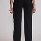 Pantalón Mujer Tejido Wide Negro Sioux - Miniatura 3