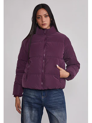 Parka Mujer Efecto Peachy Morado Sioux