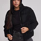 Parka Mujer Efecto Peachy Negro Sioux - Miniatura 4