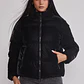 Parka Mujer Efecto Peachy Negro Sioux - Miniatura 1