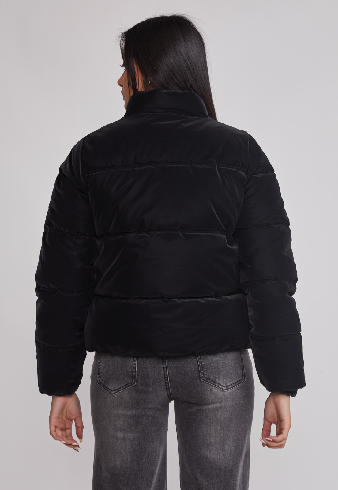 Parka Mujer Efecto Peachy Negro Sioux 3