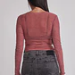 Polera Mujer Encaje Folk Rosado Sioux - Miniatura 3