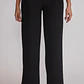 Pantalón Mujer Tejido Melange Negro Sioux - Miniatura 2