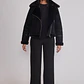 Pantalón Mujer Tejido Melange Negro Sioux - Miniatura 1