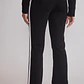 Pantalón Buzo Mujer Flare Banda Lateral Negro Sioux - Miniatura 3