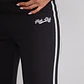 Pantalón Buzo Mujer Flare Banda Lateral Negro Sioux - Miniatura 4