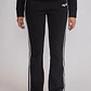 Pantalón Buzo Mujer Flare Banda Lateral Negro Sioux - Miniatura 1