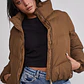 Parka Mujer Basic Puffa Verde Sioux - Miniatura 4