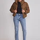 Parka Mujer Basic Puffa Verde Sioux - Miniatura 2