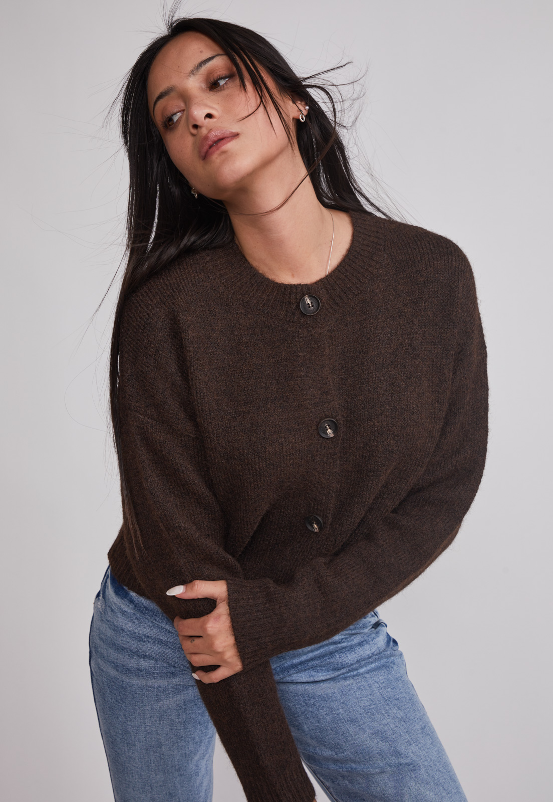 Sweater Mujer Cardigan Café Sioux 5