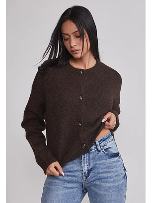 Sweater Mujer Cardigan Café Sioux