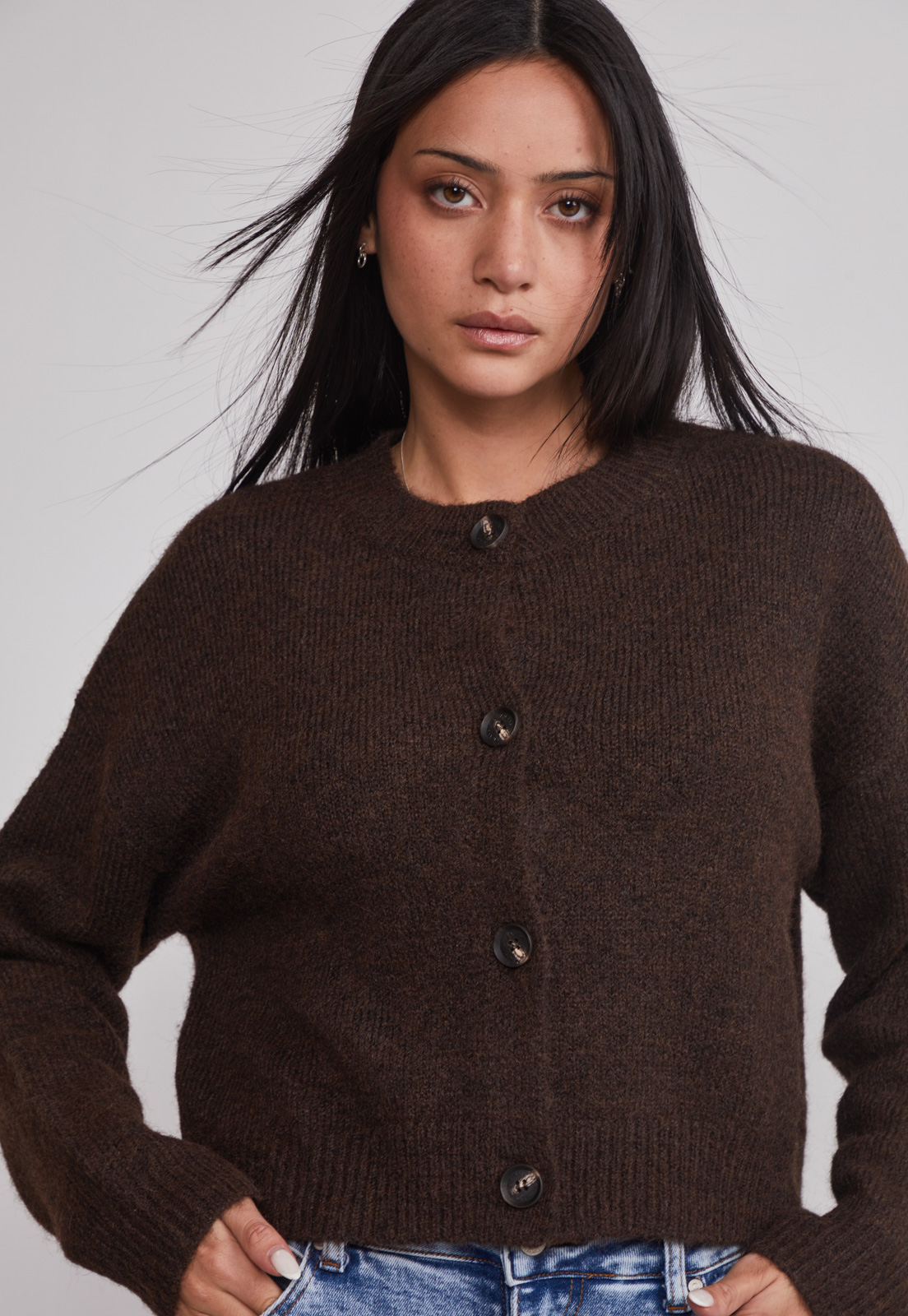 Sweater Mujer Cardigan Café Sioux 4