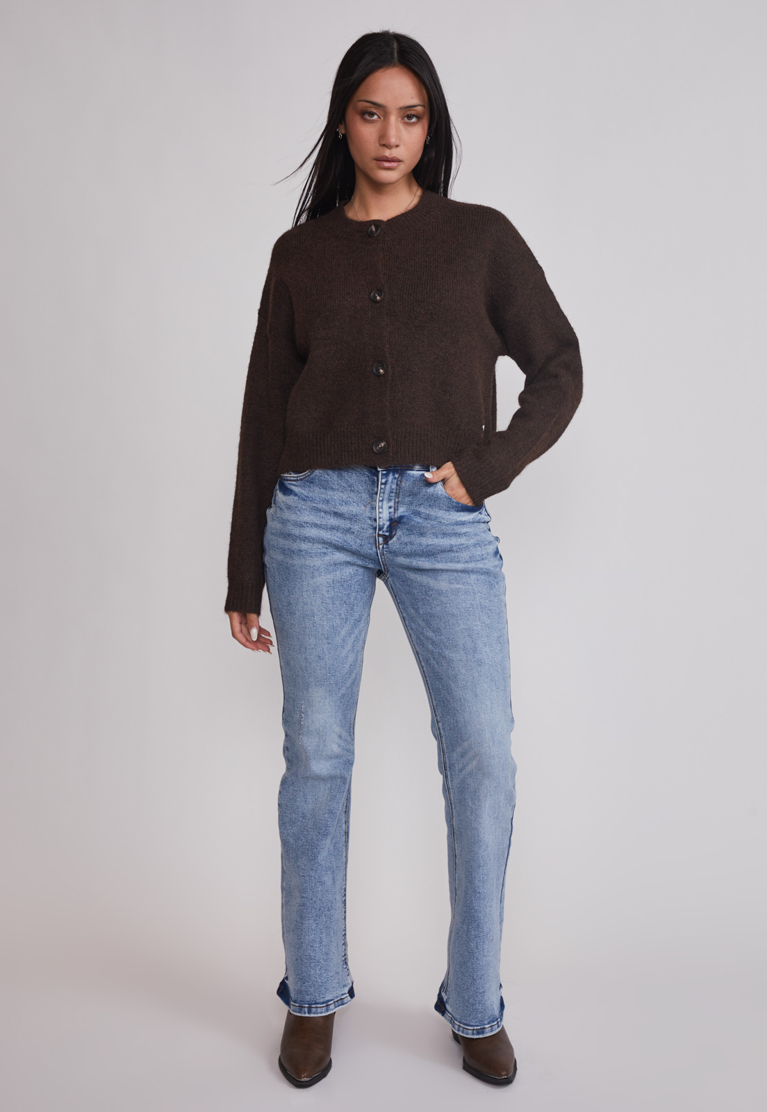 Sweater Mujer Cardigan Café Sioux 2