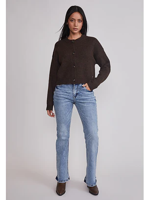 Sweater Mujer Cardigan Café Sioux