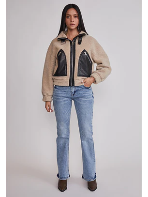 Polar Mujer Ecocuero Crudo Sioux