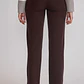 Pantalón Mujer Tejido Wide Café Sioux - Miniatura 3