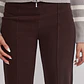 Pantalón Mujer Tejido Wide Café Sioux - Miniatura 4