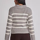 Sweater Mujer Doble Zipper Gris Sioux - Miniatura 3