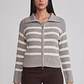 Sweater Mujer Doble Zipper Gris Sioux - Miniatura 1