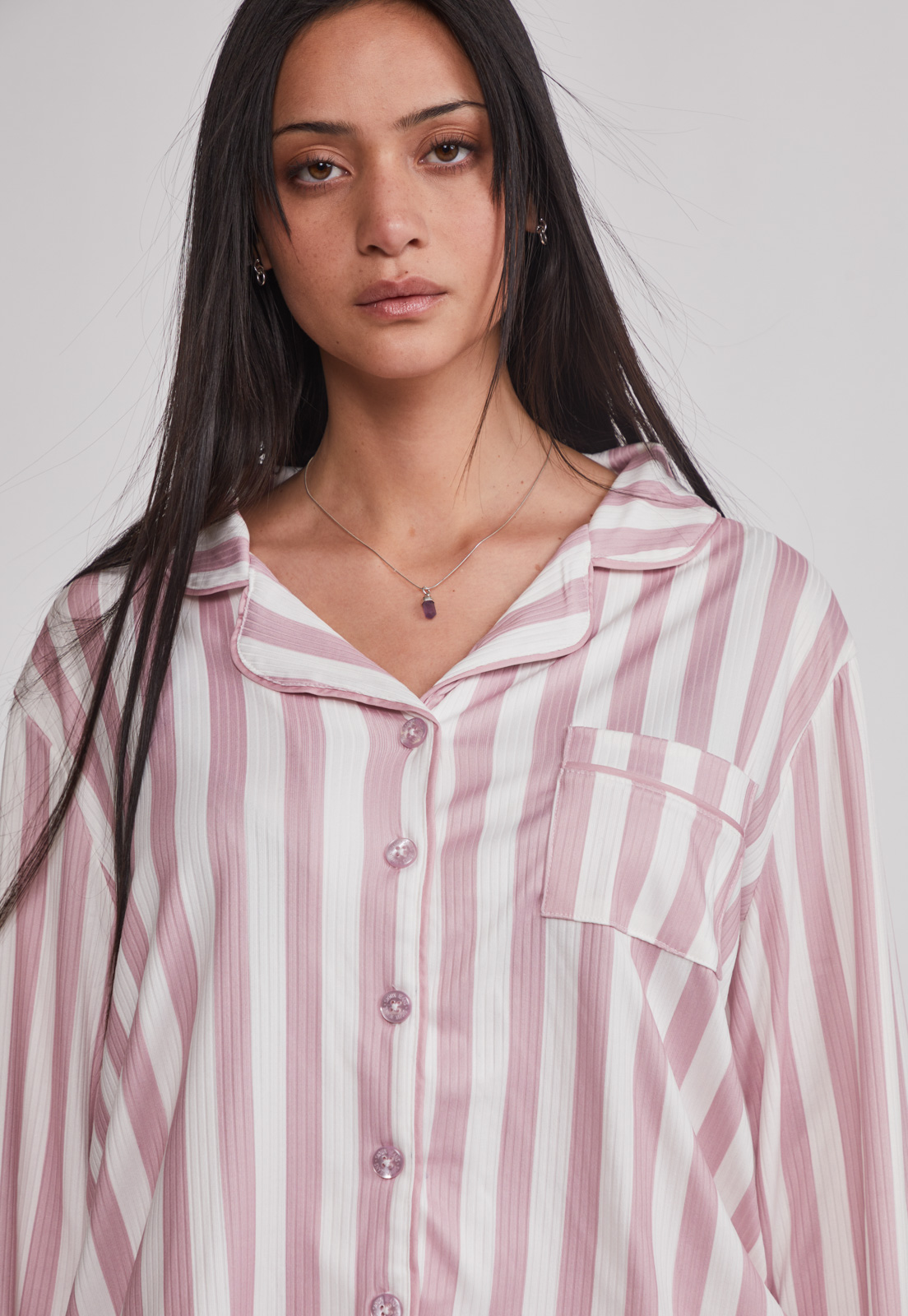 Pijama Camisero Mujer Rosado Sioux 4