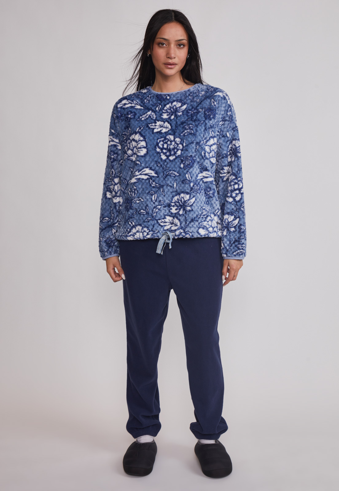 Pijama Peludo Mujer Azul Sioux 2