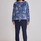 Pijama Peludo Mujer Azul Sioux - Miniatura 2