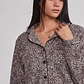 Pijama Polar Camisero Mujer Café Sioux - Miniatura 4