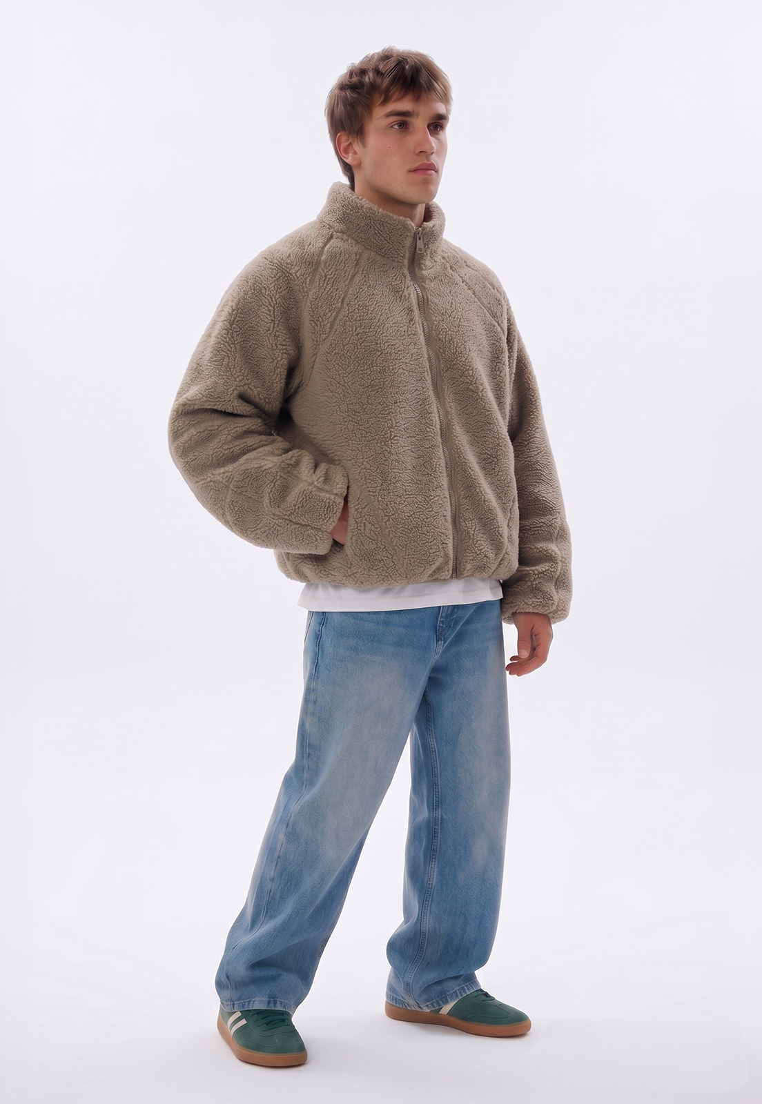 Polar Hombre Chiporro Con Cortes Beige Sioux 2