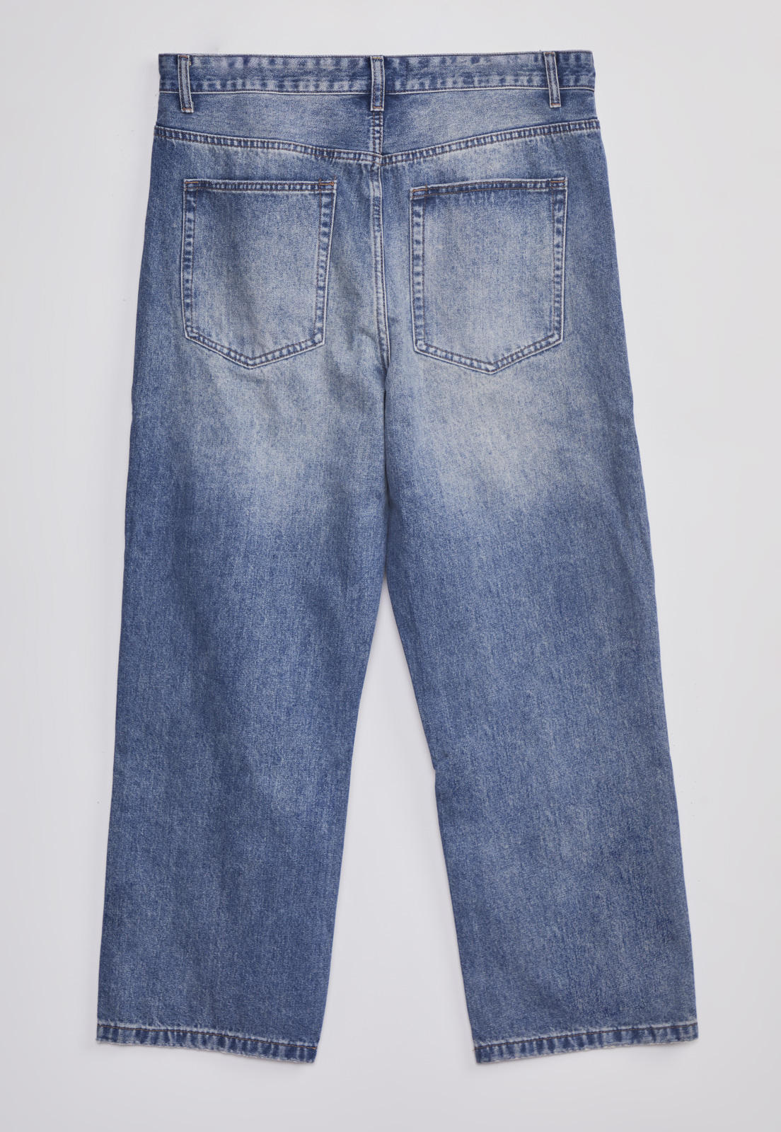 Jeans Hombre Baggy Oxidado Azul Sioux 2