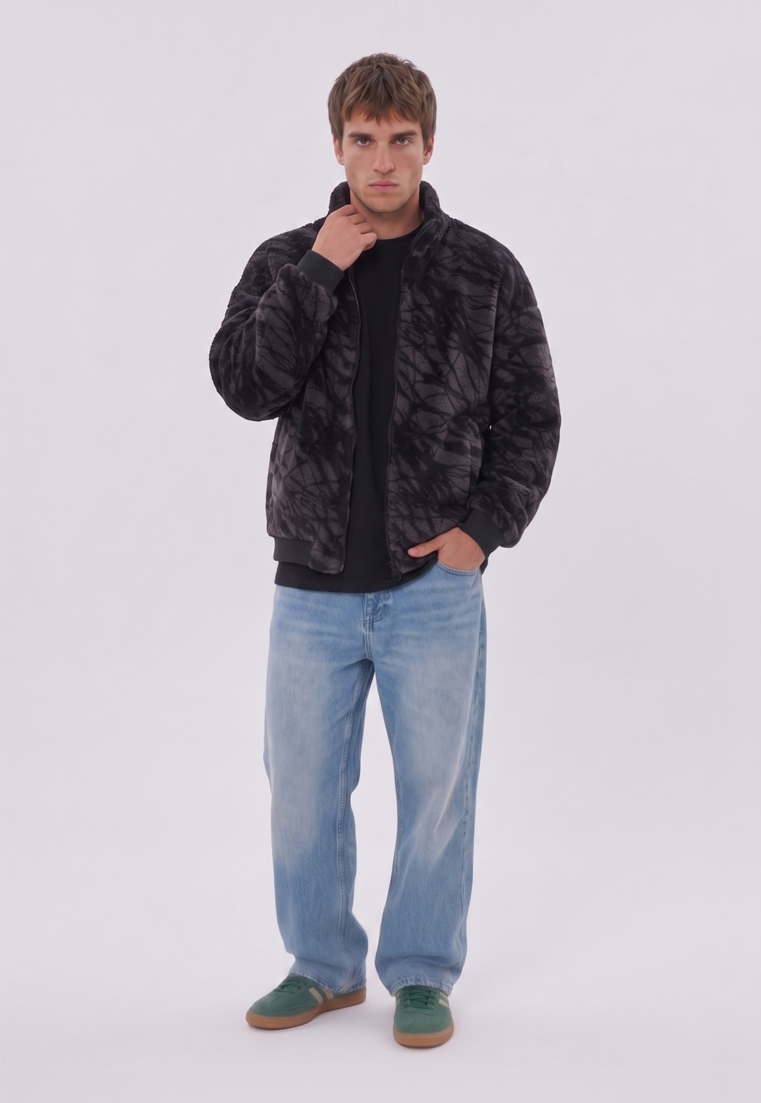 Polar Hombre Cordero Oversize Gris Sioux 2