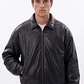 Chaqueta Hombre Efecto Piel Negro Sioux - Miniatura 1
