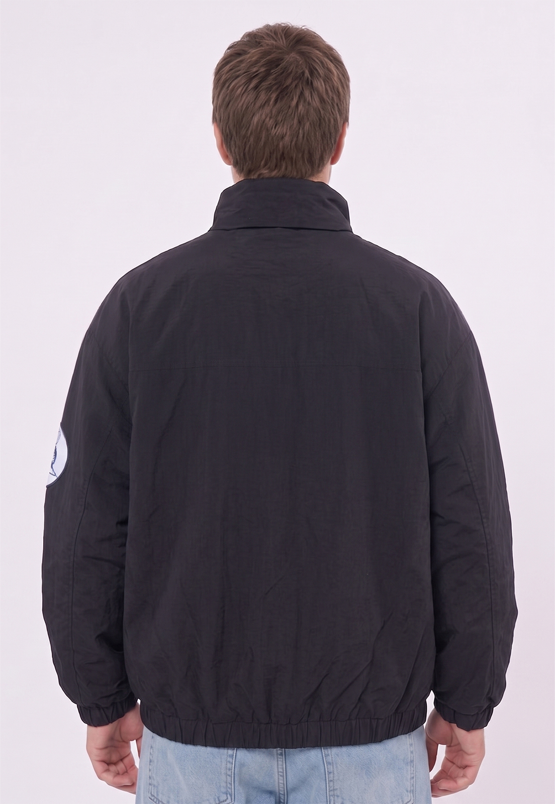 Chaqueta Hombre Acolchada College Negro Sioux 3