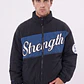 Chaqueta Hombre Acolchada College Negro Sioux - Miniatura 1