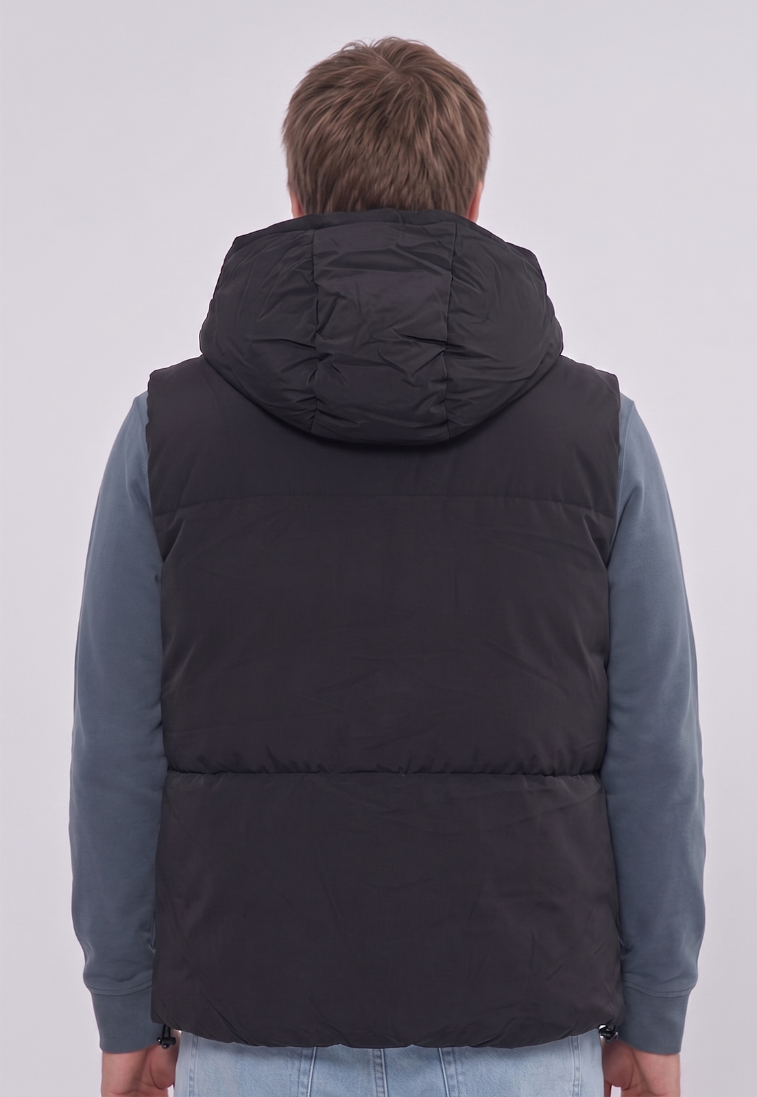 Parka Hombre Sin Mangas Negro Sioux 3