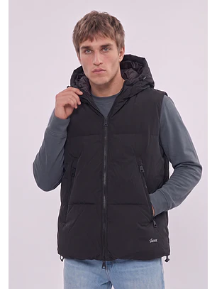 Parka Hombre Sin Mangas Negro Sioux