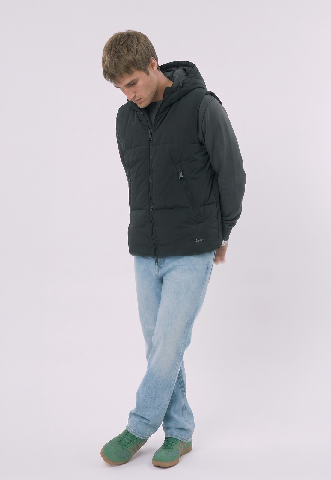 Parka Hombre Sin Mangas Negro Sioux 2