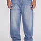 Jeans Hombre Baggy Oxidado Azul Sioux - Miniatura 1