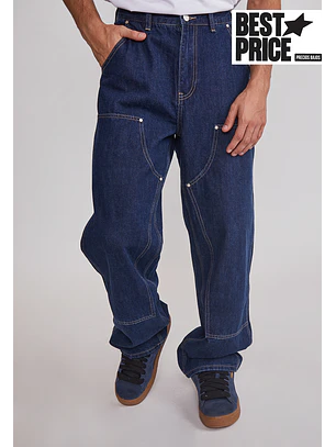 Jeans Hombre Carpintero Vaquero Azul Sioux