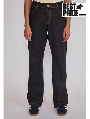 Jeans Mujer Raw Oscuro Azul Sioux
