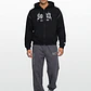 Polerón Hombre Boxy Fit Costuras Negro - Miniatura 2