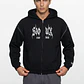 Polerón Hombre Boxy Fit Costuras Negro - Miniatura 1