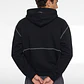 Polerón Hombre Boxy Fit Costuras Negro - Miniatura 4
