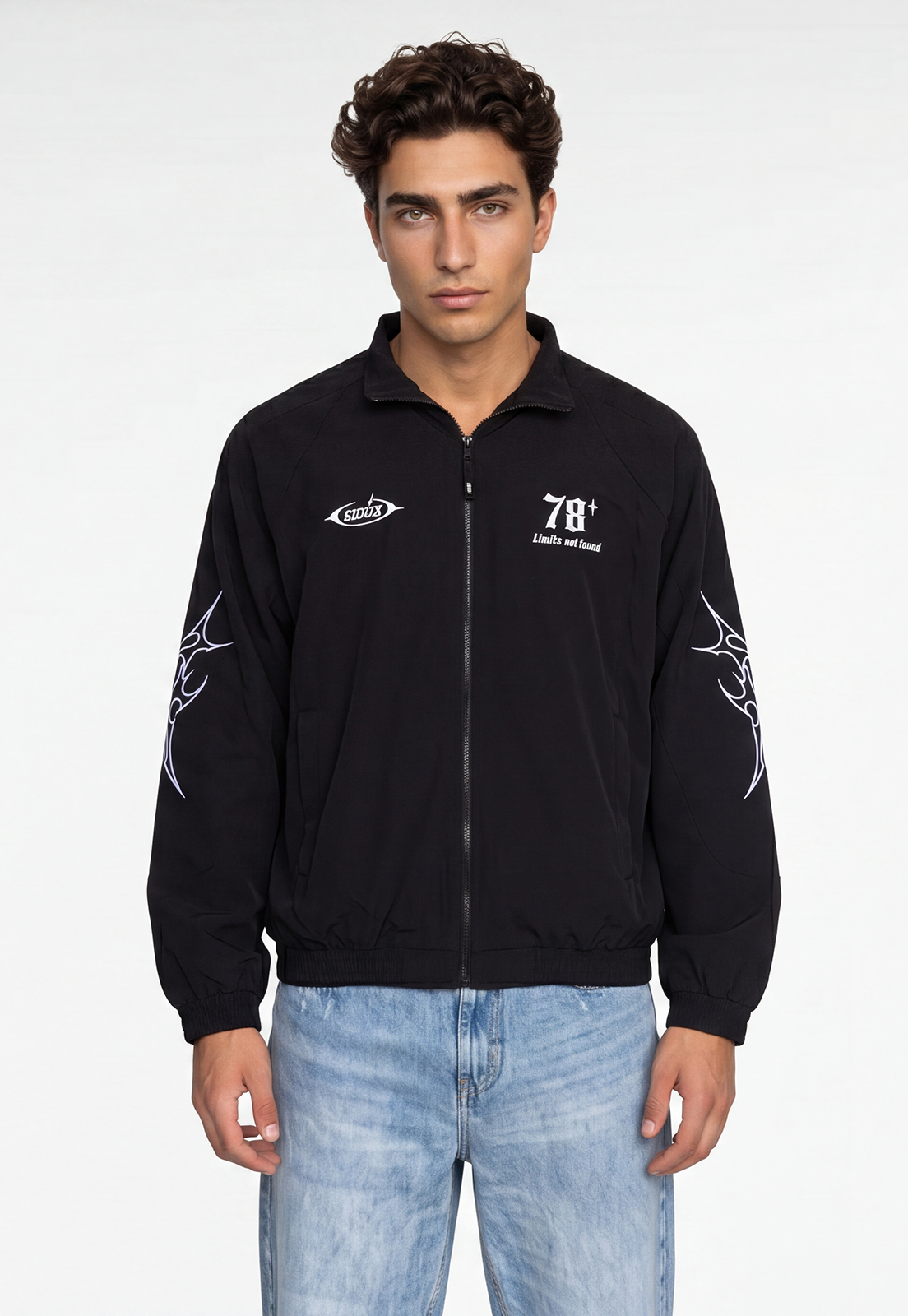 Chaqueta Hombre Bordados Death Negro 1