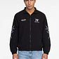 Chaqueta Hombre Bordados Death Negro - Miniatura 1