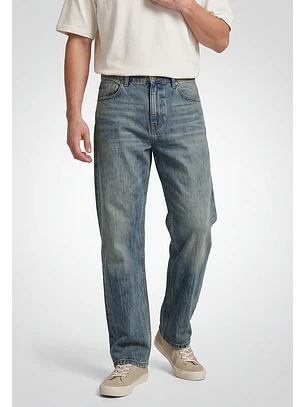 Jeans Hombre Loose Fit Proceso Celeste