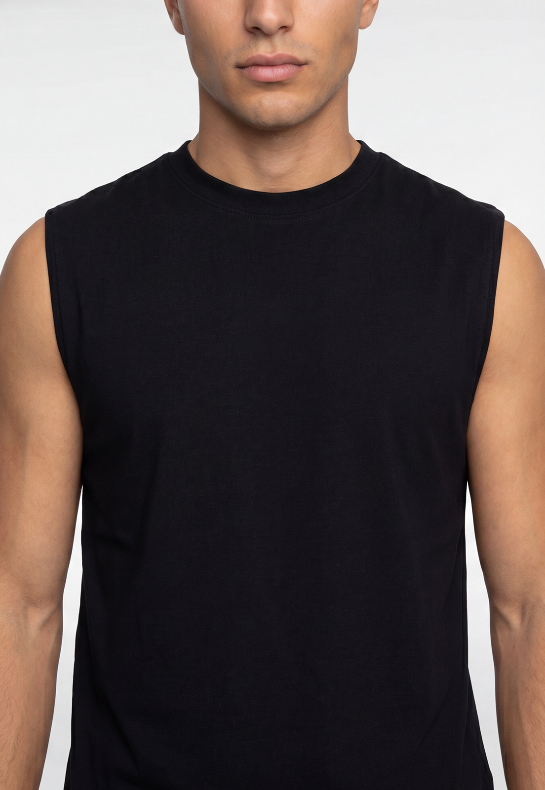Sudadera Hombre Musculosa Oversize Negro 3